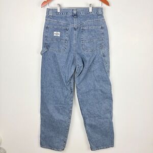 Y2K Lee Dungarees Mens Carpenter Jeans Denim Straight Leg Pants Size 30